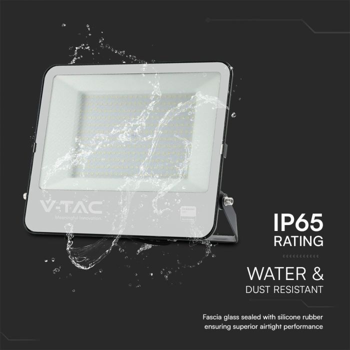 Proyector LED V-TAC - Cuerpo Negro - Samsung - IP65 Estanco - Negro + Cristal Gris - 200W - 17540 Lúmenes - 6500K-extra-7.webp