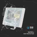 Proyector Solar V-TAC - IP65 Impermeable - Cuerpo Blanco - 2450 Lumens - 6400K-extra-7.webp