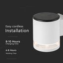 Aplique Solar V-TAC - IP44 - Cuerpo Blanco - 70 Lumens - 3000K - Pack de 4-extra-5.webp