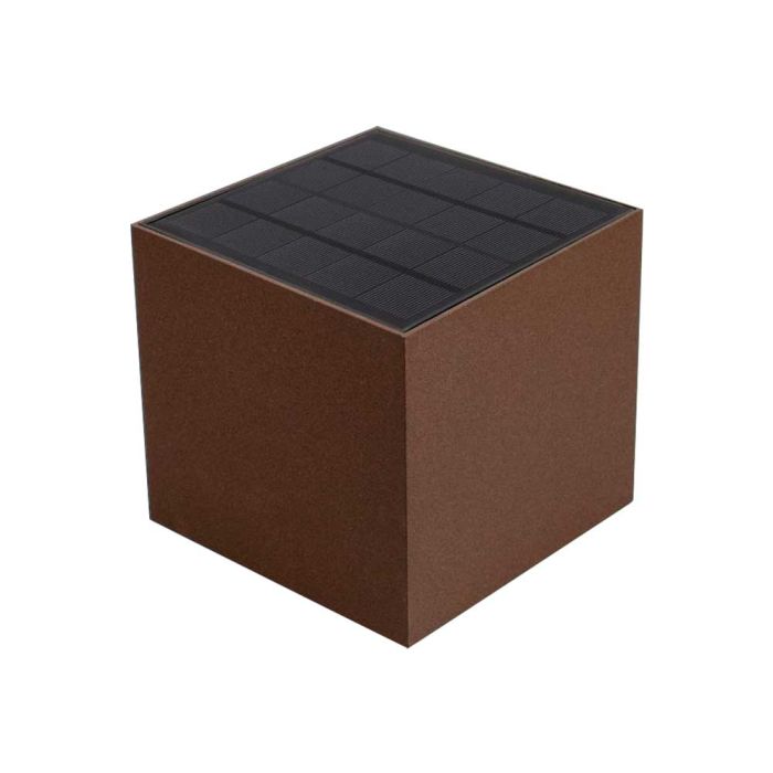 Aplique Solar Sensor V-TAC - Impermeable IP65 - Corten - 9W- 800 Lumens - 3IN1-extra-11.webp