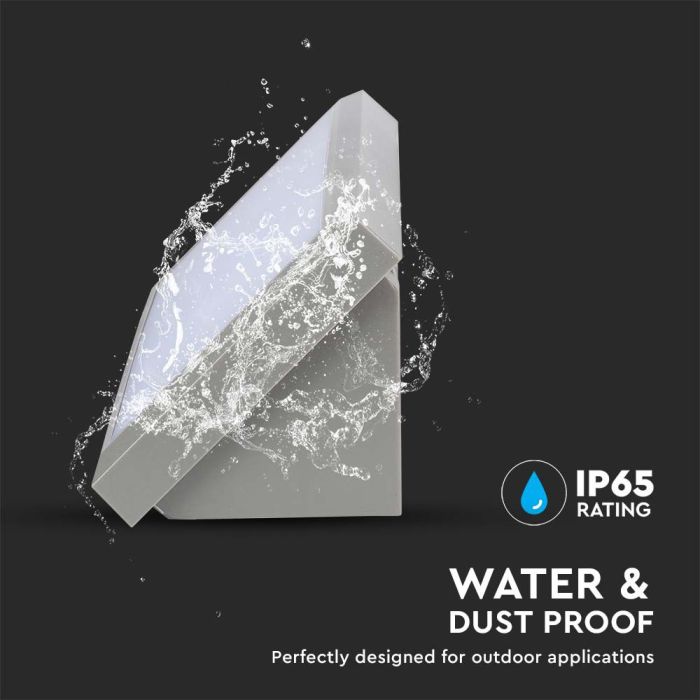 V-TAC LED Luz de Pared - Softlight - IP65 Impermeable - Gris - 20W - 2050 Lumens - 6400K-extra-4.webp