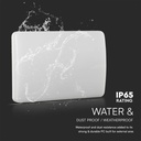 V-TAC LED Luz de Pared - Casa No. Luces - Samsung - IP65 Impermeable - Blanco - 12W - 1100 Lúmenes - 4000K-extra-5.webp