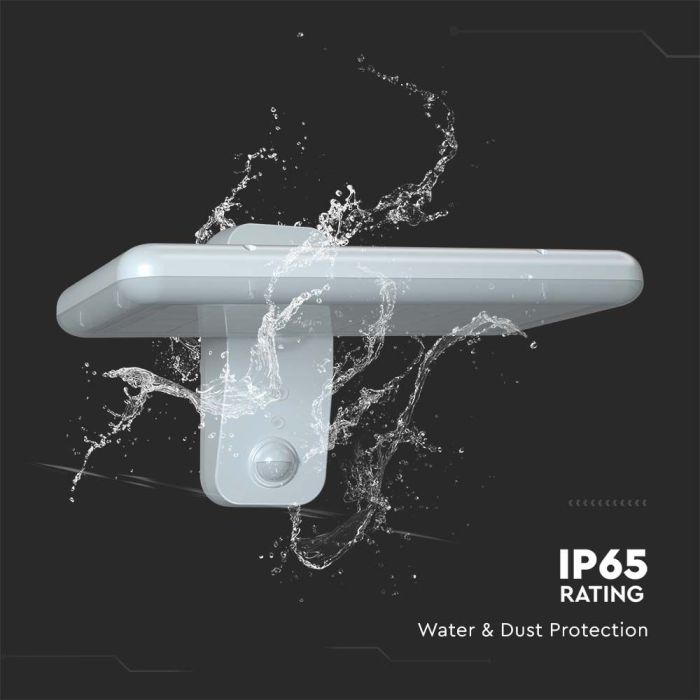 V-TAC Sensor Solar Luz de Pared - IP65 Impermeable - Blanco - 15W- 2000 Lumens - 6000K + 4000K-extra-12.webp