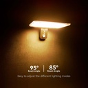 V-TAC Sensor Solar Luz de Pared - IP65 Impermeable - Negro - 15W- 2000 Lumens - 6000K + 4000K-extra-8.webp