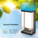 Aplique Solar V-TAC - IP54 - Cuerpo Negro - 95 Lumens - 3000K-extra-7.webp