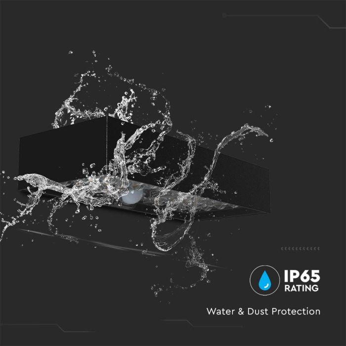 V-TAC Sensor Solar Luz de Pared - IP65 Impermeable - Cuerpo Negro - 900 Lumens - 4000K-extra-9.webp