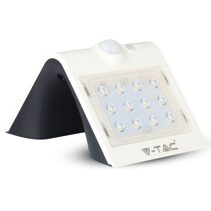 Aplique Solar V-TAC - IP65 Estanco - Blanco - 1.5W - 220 Lumens - 4000K-extra-3.webp