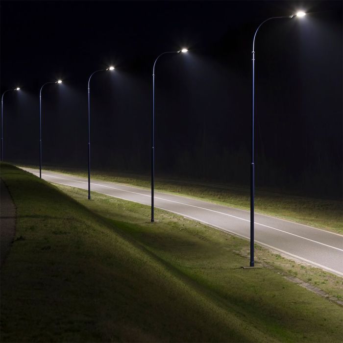 V-TAC LED Farola Ajustable - 135lm/w - IP65 Impermeable - Gris - 150W- 20250 Lumens - 6500K-extra-2.webp