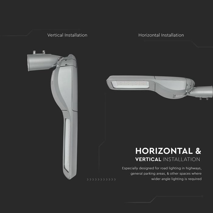 V-TAC LED Farola - Samsung - 130lm/w - IP65 Impermeable - Gris - 200W - 26000 Lúmenes - 4000K-extra-8.webp