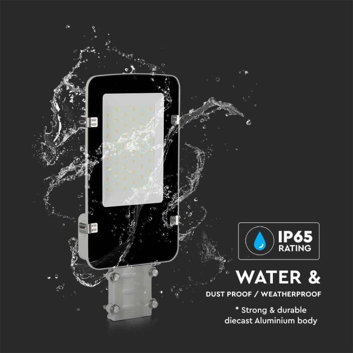 Farola LED V-TAC - Samsung - 115 Lumens - IP65 Waterproof - Gris - 30W - 3000 Lumens - 6500K-extra-6.webp