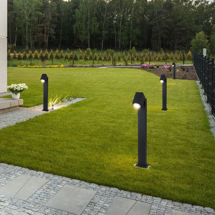 V-TAC Lámpara de exterior para bolardo - GU10 Accesorios - IP44 - Negro-extra-2.webp