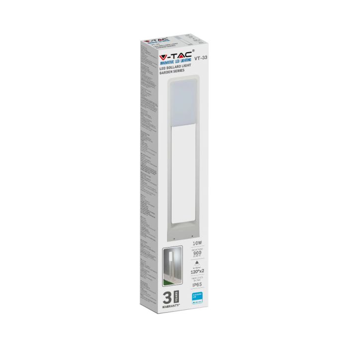 Lámpara de exterior para bolardo - Samsung - IP65 Waterproof - Blanco - 10W - 900 Lumens - 6400K-extra-1.webp