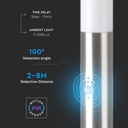 V-TAC Lámpara de pivote para exteriores - IP44 - Níquel satinado-extra-6.webp