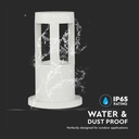 V-TAC Luz de Bolardo Exterior - IP65 Impermeable - Blanco - 10W - 1000 Lumens - 6400K - 25CM-extra-4.webp