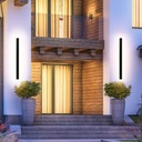 V-TAC LED Aplique Moderno - IP65 Impermeable - Cuerpo Negro - 17W- 2330 Lumens - 4000K-extra-2.webp