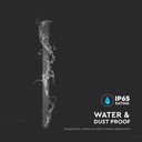 V-TAC LED Aplique Moderno - IP65 Impermeable - Cuerpo Antracita - 10W - 1300 Lumens - 4000K-extra-6.webp