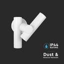 V-TAC LED Aplique Moderno - Foco 2 Vias - IP44 - Cuerpo Blanco - 6W- 620 Lumens - 3000K-extra-8.webp