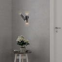 V-TAC LED Aplique Moderno - Foco 2 Vías - IP44 - Cuerpo Negro - 6W- 620 Lumens - 4000K-extra-1.webp