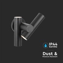 V-TAC LED Aplique Moderno - Foco 2 Vías - IP44 - Cuerpo Negro - 6W- 620 Lumens - 4000K-extra-8.webp