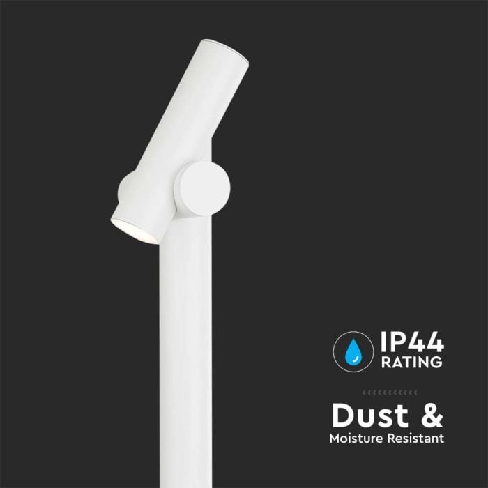 V-TAC Lámpara de Bolardo para Exteriores - IP44 - Cuerpo Blanco - 4W - 390 Lumens - 3000K-extra-8.webp