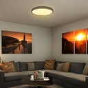 V-TAC LED Plafón redondo - Samsung - IP44 - Negro - 36W- 3820 Lumens - 3000K - 350MM-extra-2.webp