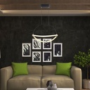 V-TAC Lámpara de techo de diseño - IP20 - Negra - 12W - 1440 Lumens - 3000K-extra-2.webp