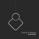 V-TAC Lámpara de Techo de Diseño - IP20 - Cuerpo Negro - 12W - 1300 Lumens - 4000K-extra-5.webp