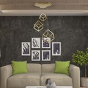 V-TAC Lámpara de Techo de Diseño - IP20 - Cuerpo Dorado - 46W- 4900 Lumens - 3000K-extra-2.webp