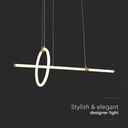 V-TAC Lámpara de Techo de Diseño - IP20 - Oro Pintado - 16W - 1820 Lumens - 3000K-extra-5.webp