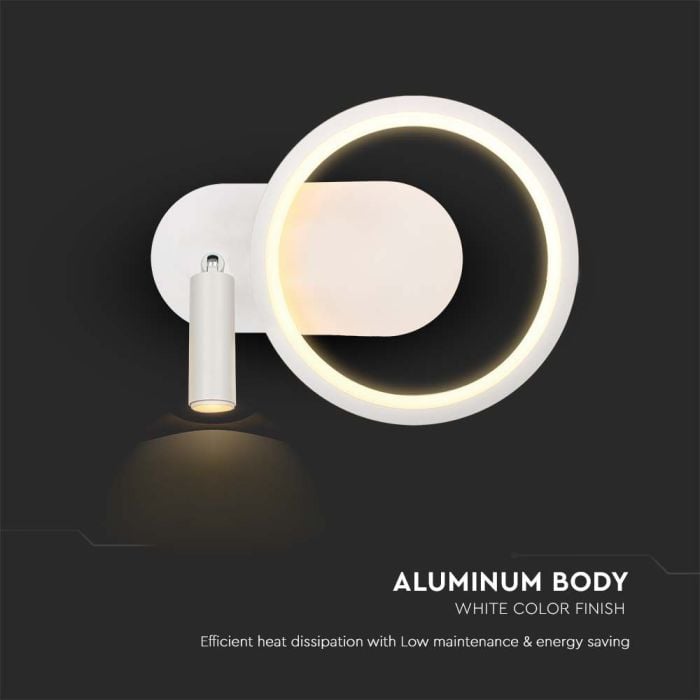 V-TAC Aplique de diseño - IP20 - Blanco - 14W - 1500 Lumens - 3000K-extra-4.webp