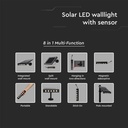 Aplique Solar V-TAC - Impermeable IP65 - 950 Lumens - 3000K-extra-7.webp