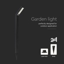 V-TAC Solar Spike Light - IP65 Impermeable - Negro - 80 Lumens - 3IN1 - Pack de 2-extra-6.webp