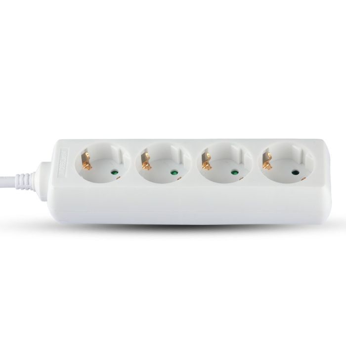 Adaptadores y tomas V-TAC - 4 vías - Alargadera - IP20 - Blanco - Cable de 1,5 m-extra-6.webp