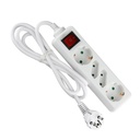 V-TAC Adaptadores y Tomas - 4 Vías - Interruptor Extensión Toma - IP20 - Blanco - 1.5m Cable-extra-10.webp