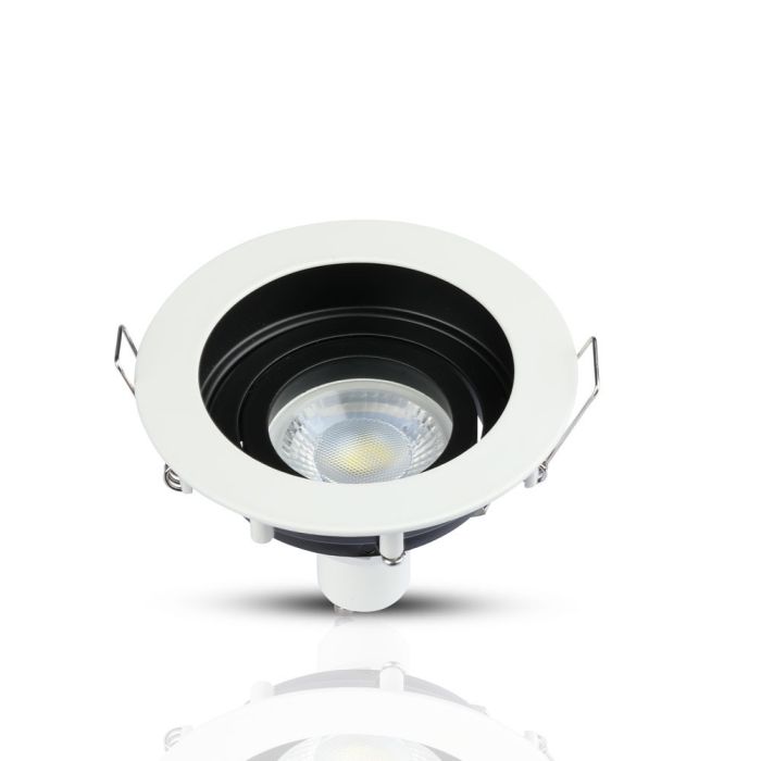 V-TAC LED Aro redondo - Empotrable - GU10 - IP20 - Blanco-extra-6.webp