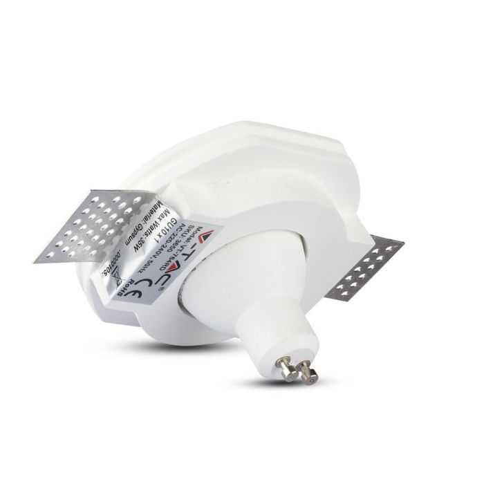 V-TAC LED Aro redondo - Empotrable - GU10 - IP20 - Blanco-extra-7.webp