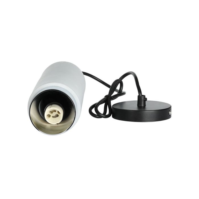 V-TAC Aro de yeso - Lámpara de suspensión - GU10 - IP20 - Metal + Cromo-extra-6.webp