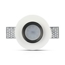 V-TAC LED  Aro de yeso redondo - Empotrable - GU10 - IP20 - Blanco + Negro-extra-5.webp