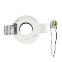 V-TAC LED  Aro de yeso redondo - Empotrable - GU10 - IP20 - Blanco + Negro-extra-7.webp