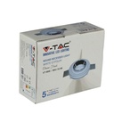 V-TAC LED  Aro de yeso redondo - Empotrable - GU10 - IP20 - Blanco + Cromo-extra-8.webp