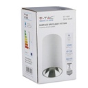 V-TAC LED Aro redondo - Accesorios de Superficie - GU10 - IP20 - Blanco + Cromo-extra-10.webp