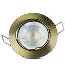 V-TAC LED Aro redondo  - Empotrable - GU10 - IP20 - Oro-extra-6.webp
