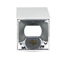 V-TAC Aro cuadrado LED - Accesorios de Superficie - GU10 - IP20 - Blanco + Cromo-extra-7.webp