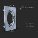 V-TAC Aro cuadrado LED - Empotrable - GU10 - IP20 - Cromo  - Pack de 2-extra-4.webp