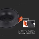 V-TAC LED Aro redondo  - Empotrables - GU10 - IP20 - Negro + Negro-extra-4.webp