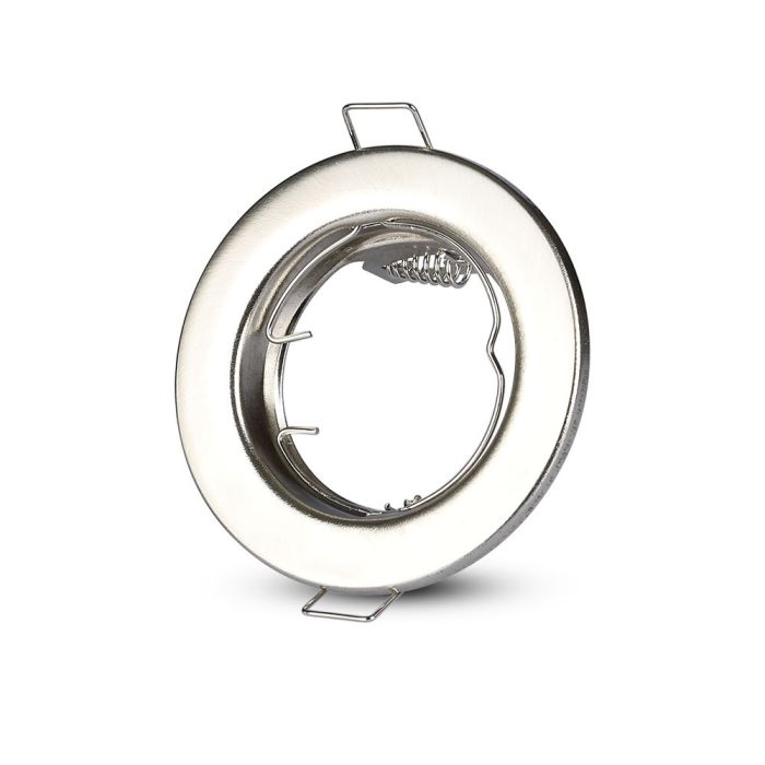 Aro redondo LED V-TAC - Empotrable - GU10 - IP20 - Níquel satinado  - Pack de 2-extra-1.webp