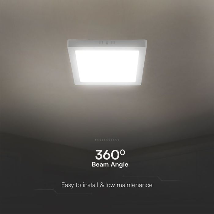 Mini panel LED V-TAC - Samsung - Superficie retroiluminada - IP20 - Blanco - 6W- 660 Lúmenes - 3000K-extra-5.webp