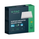 Mini panel LED V-TAC - Samsung - Superficie retroiluminada - IP20 - Blanco - 6W - 660 Lúmenes - 4000K-extra-6.webp