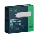 V-TAC LED Cuadrado Mini Panel - Samsung - Retroiluminado Empotrado - IP20 - Blanco - 18W- 1980 Lúmenes - 4000K-extra-6.webp