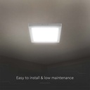 Mini panel LED V-TAC - Superficie retroiluminada - IP20 - Cuerpo blanco - 12W - 1200 lúmenes - 3000K-extra-5.webp